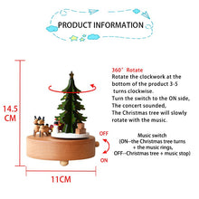 Load image into Gallery viewer, Personalised Christmas Music Box - Santa Sleigh