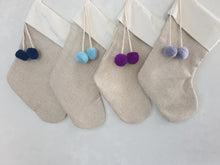 Load image into Gallery viewer, Personalised Neutral Christmas Stockings