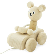 Load image into Gallery viewer, Pull along Teddy in car - Hope & Jade