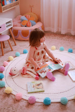 Load image into Gallery viewer, LOLA - Nursery & Kids Bedroom Rug - Pastel Round Pom Pom - 120cm
