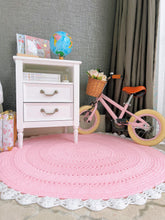 Load image into Gallery viewer, ARIA - Nursery & Kids Bedroom Rug - Round 120cm (2 colour options)