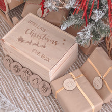 Load image into Gallery viewer, Christmas Eve boxes - Personalised wooden keepsake Christmas Eve boxes