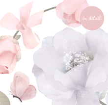 Load image into Gallery viewer, Removable wall decals Bows and Roses sticker