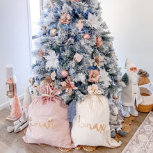 Load image into Gallery viewer, Personalised Velvet Christmas Santa Sack