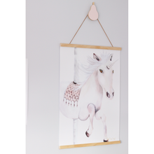 Load image into Gallery viewer, Carousel Unicorn - Watercolour print - Hope & Jade