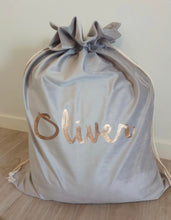 Load image into Gallery viewer, Personalised Velvet Christmas Santa Sack