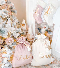 Load image into Gallery viewer, Personalised Velvet Christmas Stockings
