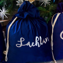 Load image into Gallery viewer, Personalised Velvet Christmas Santa Sack