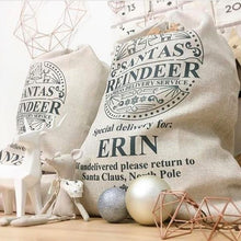 Load image into Gallery viewer, Personalised Christmas Santa Sack - Special Delivery Design