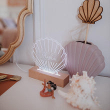 Load image into Gallery viewer, Personalised shell night light