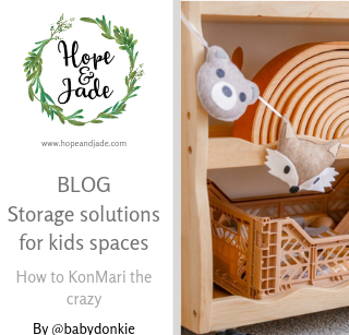 Storage solutions for kids spaces: How to KonMari the crazy