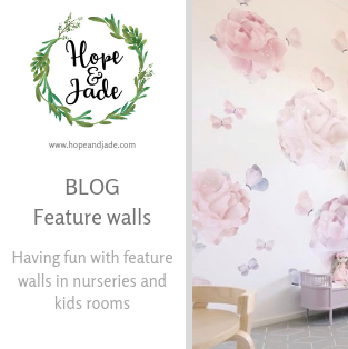 Feature Walls: Have fun with feature walls in nurseries and kids rooms