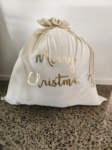 EXTRA LARGE Personalised Velvet Christmas Santa Sack 100cmx100cm WITH GARLAND