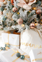Load image into Gallery viewer, Personalised Velvet Christmas Santa Sack