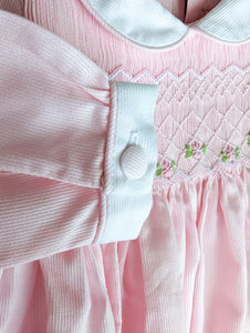 Our Sweetest Smock Dress - 3 colours available (Pink, Blue, White)