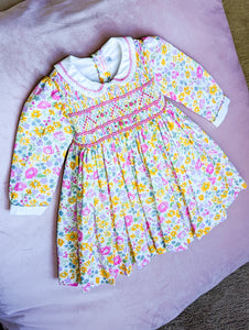Our Sweetest Floral Smock Dress