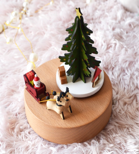 Personalised Christmas Music Box - Santa Sleigh