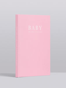 Baby Journal keepsake record book - Birth to five years PINK