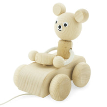 Load image into Gallery viewer, Pull along Teddy in car - Hope &amp; Jade