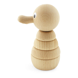 Wooden stacking puzzle - Natural Ducky - Hope & Jade