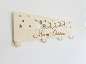 Christmas Stocking Hanger - Santa Sleigh