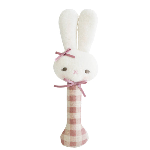 Alimrose Bunny Stick rattle for babies