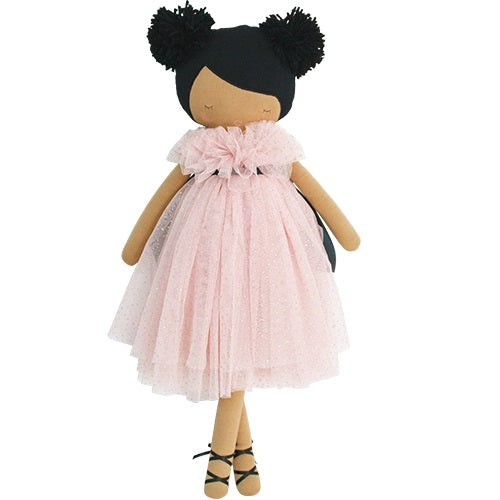 Alimrose Valentina Pom Pom Doll - Sparkle Pink - 48cm