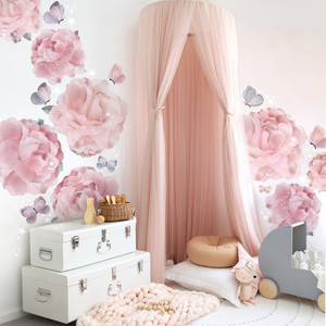 Wall stickers Peonies & Butterflies