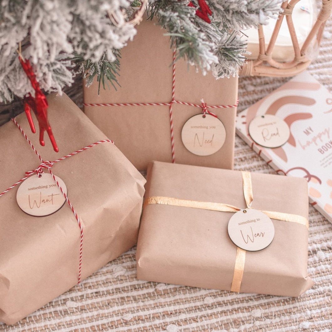 Modern & Mindful gifting tags - Set of 4
