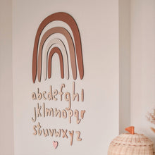 Load image into Gallery viewer, Timber Alphabet - educational alphabet wall decor