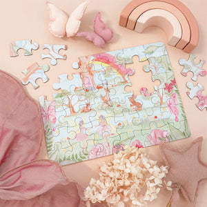 The Enchanting Puzzle - whimsical fairy garden 36 piece puzzle