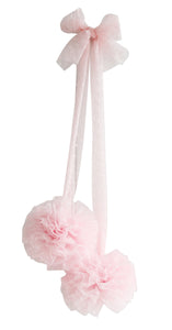 Tulle Pom Poms - Baby pink
