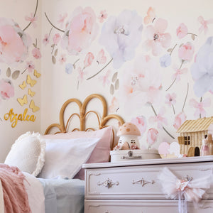 Removable wall decals Bows and Roses sticker