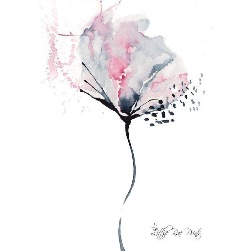 Poppy 3 - Watercolour print - Hope & Jade