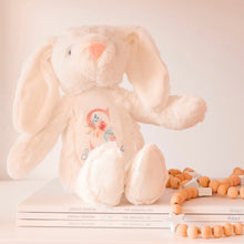 Load image into Gallery viewer, Personalised Keepsake Bunny - (2 initial design options and 7 text colours available)