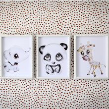 Load image into Gallery viewer, Poppy the Panda - Watercolour print - Hope &amp; Jade