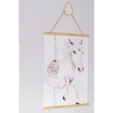 Load image into Gallery viewer, Carousel Unicorn - Watercolour print - Hope &amp; Jade